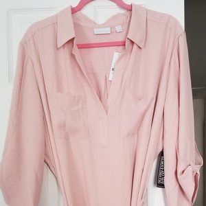NY&Co Soft Tie Shirt Dress